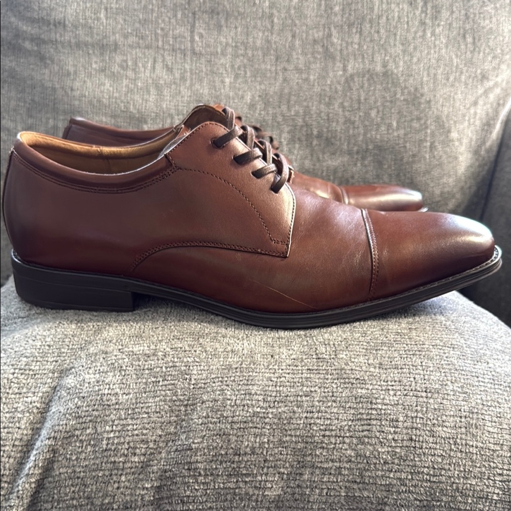 Classic Brown Leather Men's Derbys